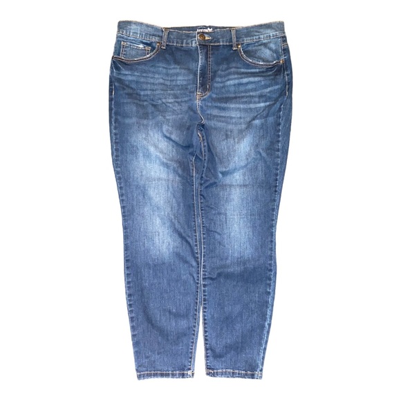 Terra & Sky Dark Wash Jeans - Picture 1 of 4